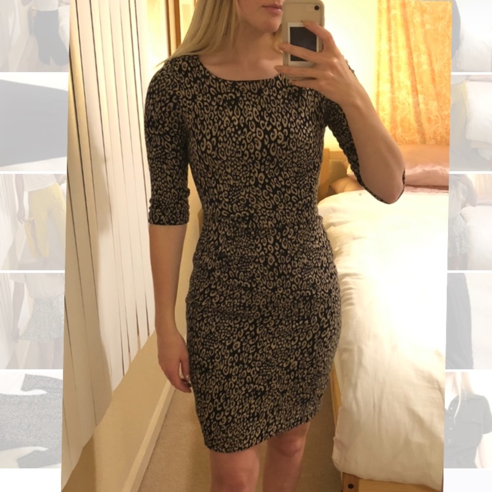 Cheetah Pencil Dress